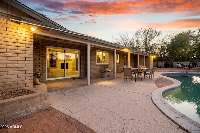 exterior space featuring a patio