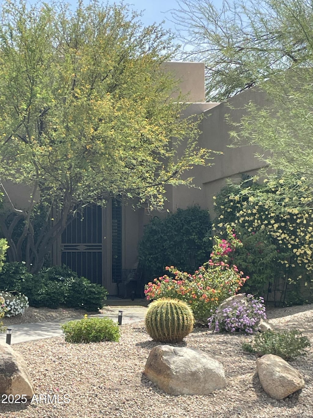 view of property exterior with stucco siding