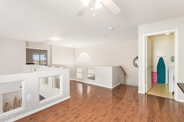 1451 E S Fork Dr, Phoenix, AZ 85048 - unfurnished room with wood finished floors and ceiling fan