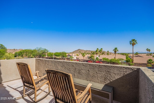 1451 E S Fork Dr, Phoenix, AZ 85048 - view of patio featuring a balcony