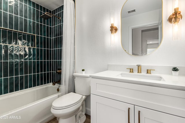 1710 S Aaron, Mesa, AZ 85209 - full bath featuring shower / tub combo, toilet, and vanity