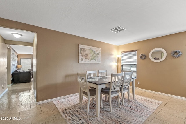 view of dining area