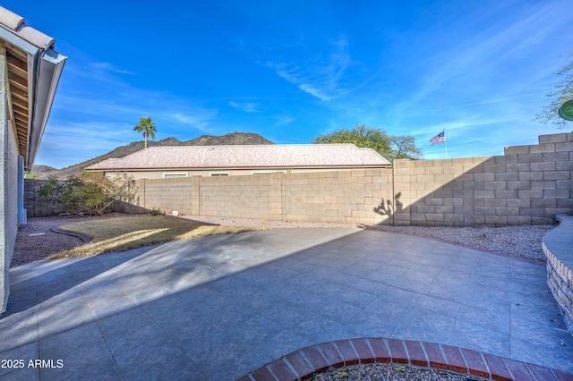 exterior space with a patio