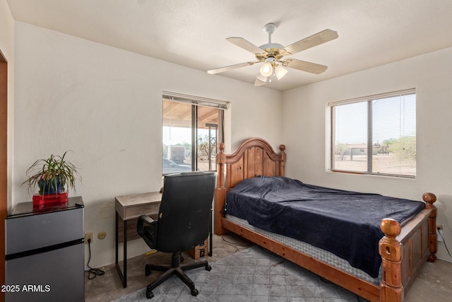 38222 N 19th Ave, Phoenix, AZ 85086 - bedroom featuring multiple windows, a ceiling fan, and a desk