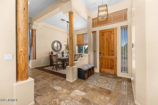 entryway featuring a wealth of natural light