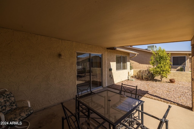 view of patio / terrace with outdoor dining area