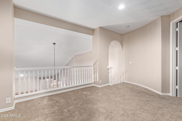 1211 E Desert Flower Ln, Phoenix, AZ 85048 - empty room with carpet floors and recessed lighting