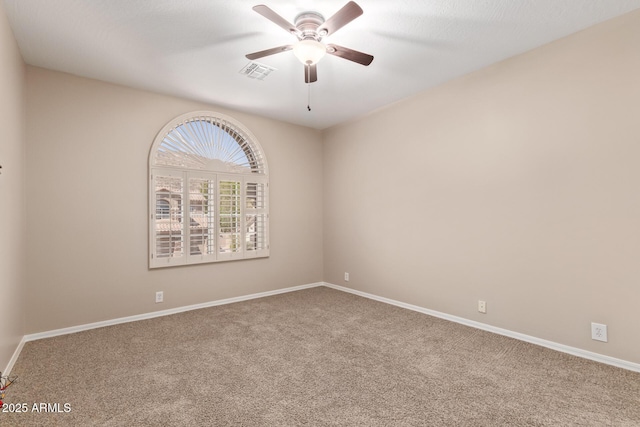 1211 E Desert Flower Ln, Phoenix, AZ 85048 - unfurnished room featuring a ceiling fan and carpet flooring