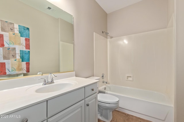 1211 E Desert Flower Ln, Phoenix, AZ 85048 - full bathroom with vanity, shower / washtub combination, and tile patterned flooring