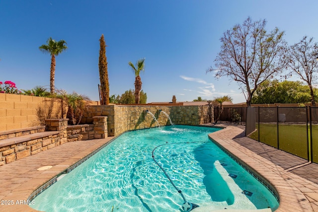1211 E Desert Flower Ln, Phoenix, AZ 85048 - view of pool featuring a fenced backyard