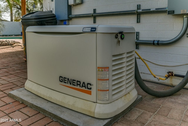 exterior details with a power unit