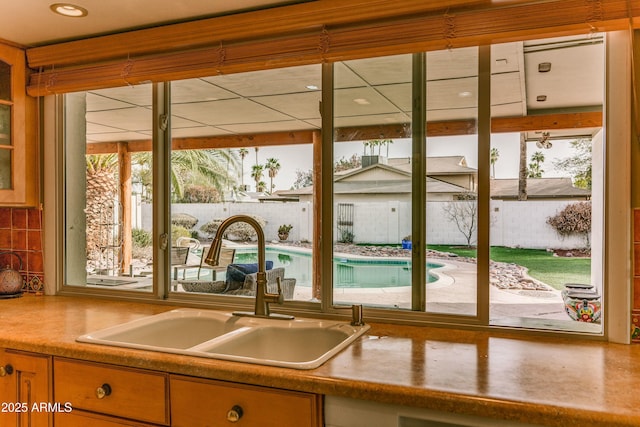 kitchen with a sink