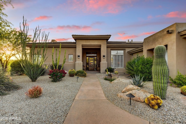 9534 E Monument Dr, Scottsdale, AZ 85262 - view of front of home featuring stucco siding