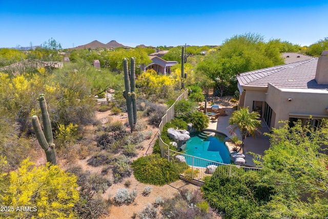 9534 E Monument Dr, Scottsdale, AZ 85262 - view of subject property featuring a pool