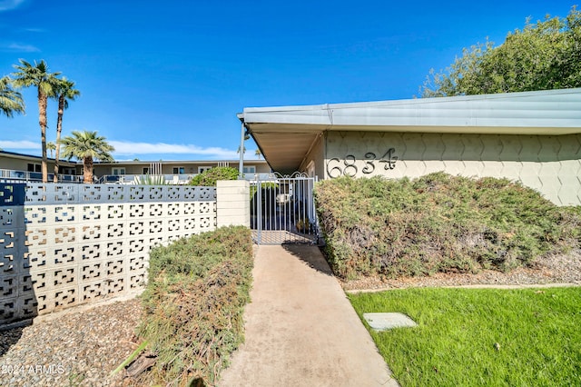 view of property entrance