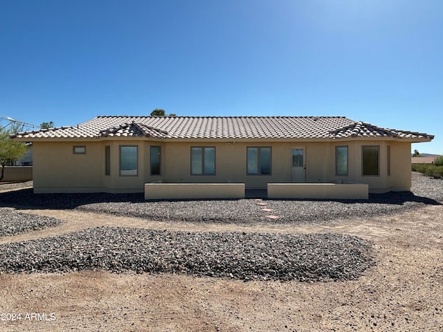 view of rear view of house