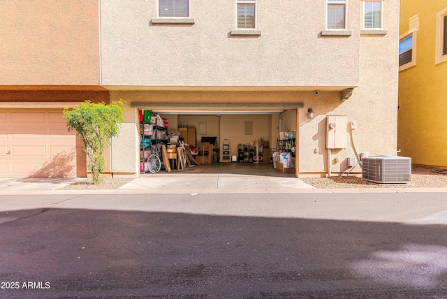 exterior space with central AC unit