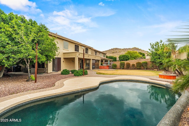 6245 W Maya Dr, Phoenix, AZ 85083 - view of pool featuring a patio and a mountain view