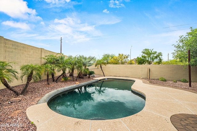6245 W Maya Dr, Phoenix, AZ 85083 - view of swimming pool featuring a fenced backyard