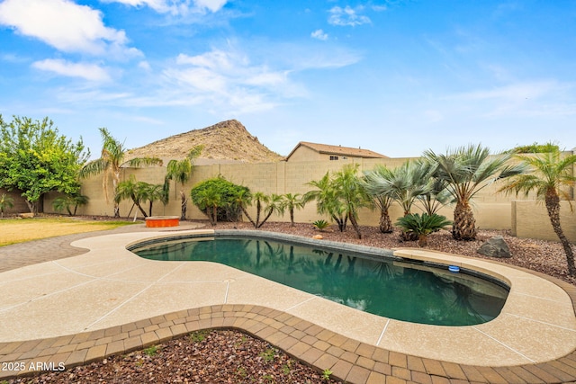 6245 W Maya Dr, Phoenix, AZ 85083 - view of pool featuring a fenced backyard and a patio area