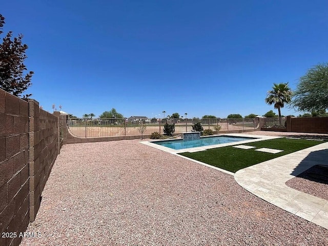 6557 S Classic Way, Gilbert, AZ 85298 - view of pool with a fenced backyard and a patio area