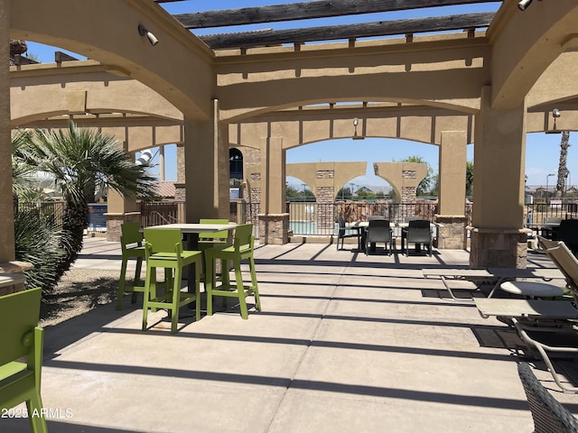6557 S Classic Way, Gilbert, AZ 85298 - view of patio featuring outdoor dining space
