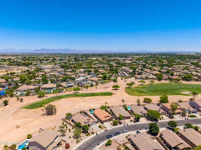 6557 S Classic Way, Gilbert, AZ 85298 - aerial view of residential area with mountains and a local golf course