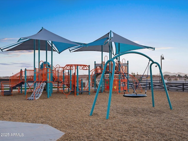 view of play area