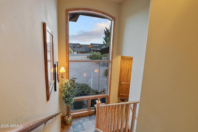 2800 E Morning Glory Cir, Payson, AZ 85541 - hallway featuring stone finish floors