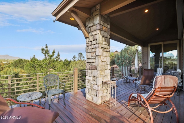 2800 E Morning Glory Cir, Payson, AZ 85541 - view of deck