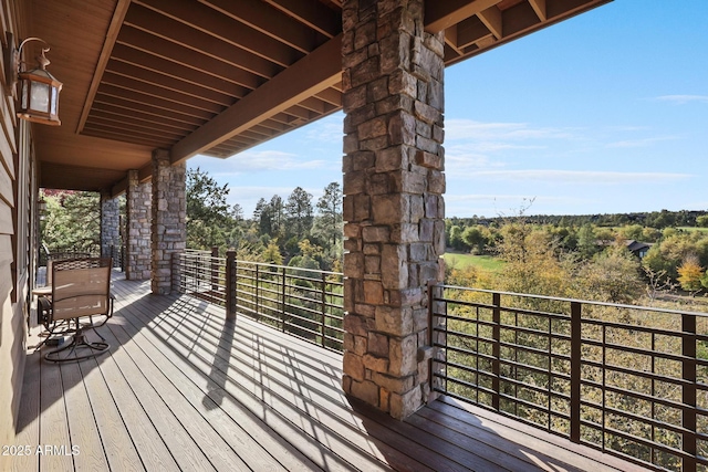 2800 E Morning Glory Cir, Payson, AZ 85541 - view of wooden deck