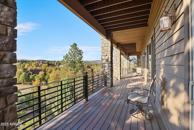 2800 E Morning Glory Cir, Payson, AZ 85541 - view of wooden terrace