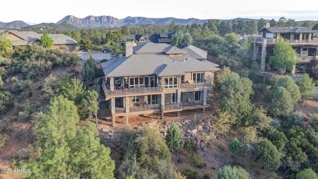 2800 E Morning Glory Cir, Payson, AZ 85541 - view from above of property featuring a mountainous background