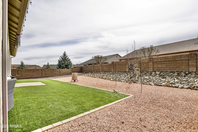 6215 E Sefton Dr, Prescott Valley, AZ 86314 - view of yard with a fenced backyard