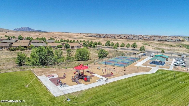 6215 E Sefton Dr, Prescott Valley, AZ 86314 - bird's eye view featuring a mountain view