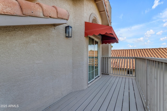 view of deck