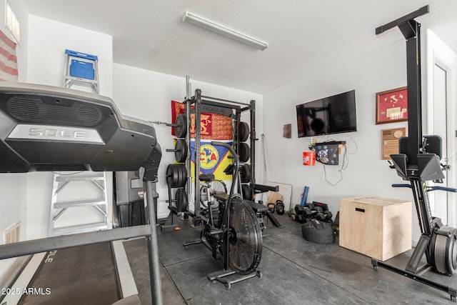 view of workout room