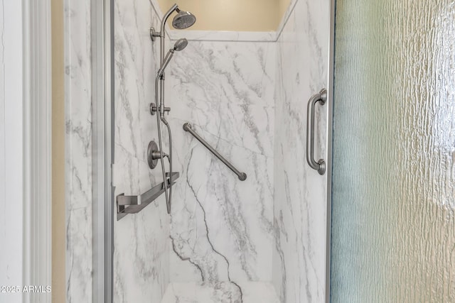 209 E Diamond Trl, San Tan Valley, AZ 85143 - bathroom view of a marble finish shower