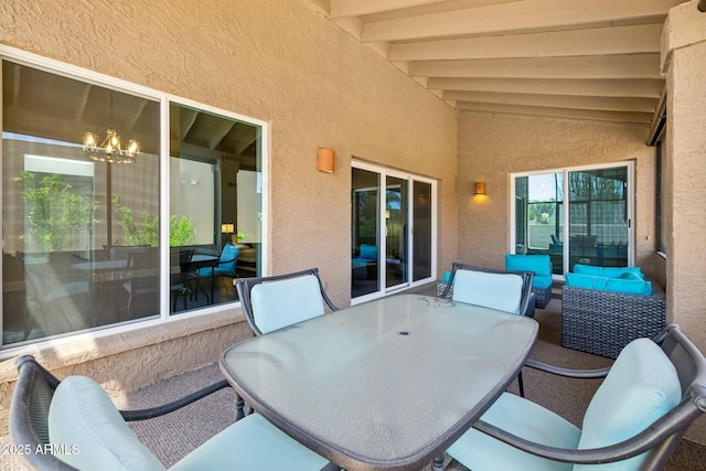 18548 E Parada Cir, Rio Verde, AZ 85263 - view of patio / terrace featuring outdoor dining space