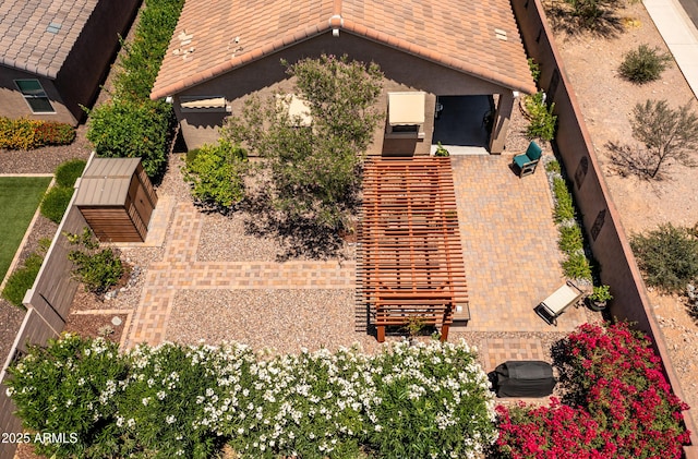 7648 S Thimble Peak, Gold Canyon, AZ 85118 - view from above of property