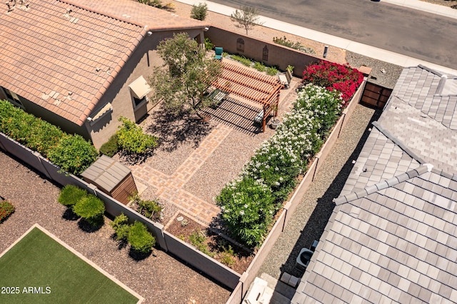 7648 S Thimble Peak, Gold Canyon, AZ 85118 - aerial view of property and surrounding area