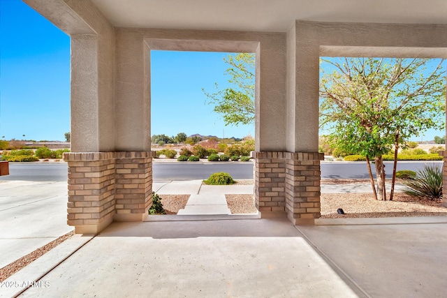 view of patio / terrace featuring covered porch