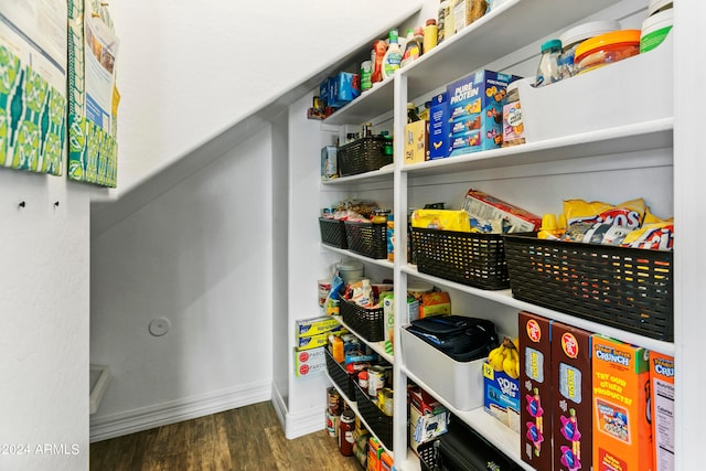 view of pantry