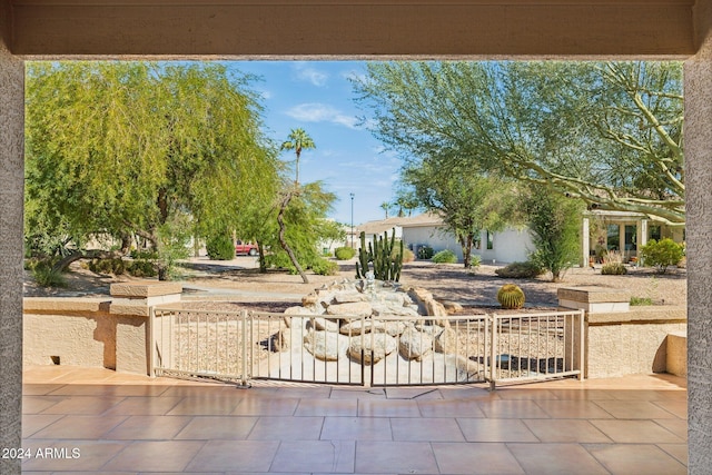 view of patio