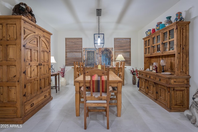 view of dining area