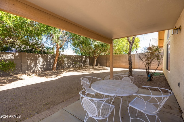 view of patio