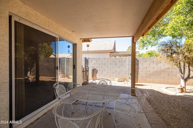 view of patio