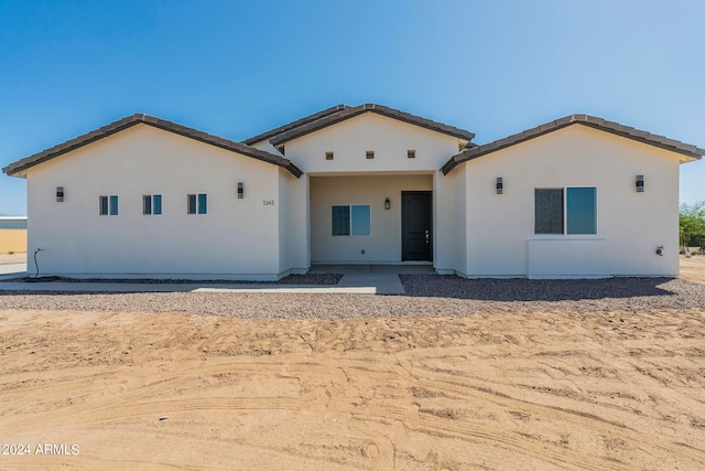 view of rear view of property