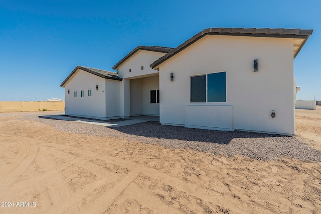 view of rear view of house