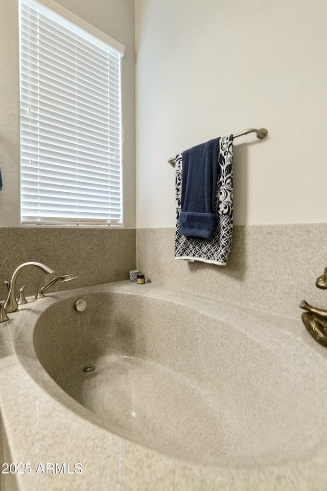 bathroom with a bathtub